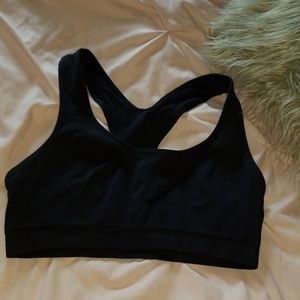 Black Sports Bra, FITS LIKE XL